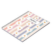 Personalisierte Pastelle Notizblock (Linke Seite)