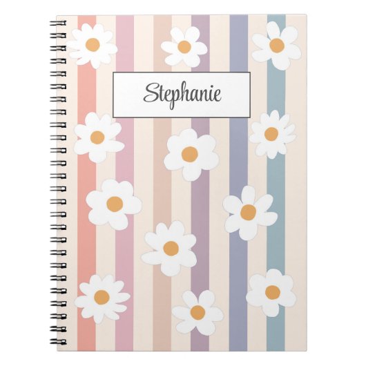 Personalisierte Pastelle Notizblock (Vorderseite)