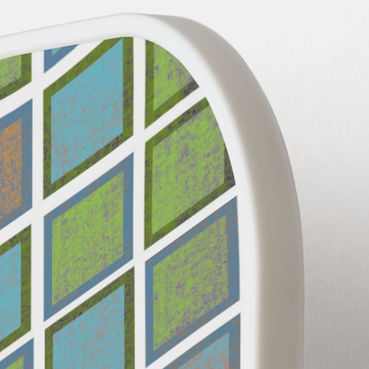 Personalisierte Pastelle Pickleball Paddle (Linke Seite)