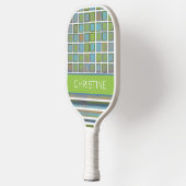 Personalisierte Pastelle Pickleball Paddle (Links)