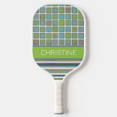 Personalisierte Pastelle Pickleball Paddle (Vorderseite)