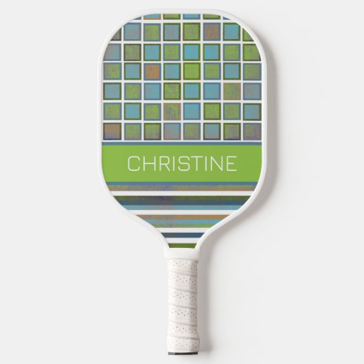 Personalisierte Pastelle Pickleball Paddle (Vorderseite)