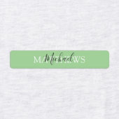 Personalisierte Pastellfarben von Kindern zurück i Etiketten (Design 1)