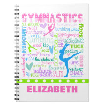 Personalisierte Pastellgymnastik fasst Typografie