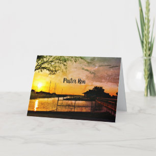 Personalisierte Pastor-Führungs-Anerkennungs-Karte Dankeskarte