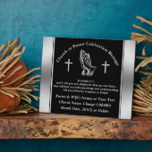 Personalisierte Pastor-Jubiläum-Plaques, Schrift Fotoplatte (Seite)