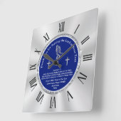 Personalisierte Pastor Wertschätzung Tag Geschenke Quadratische Wanduhr (Winkel)