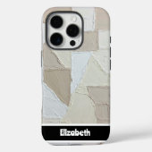 Personalisierte Patchwork-Textur Case-Mate iPhone Hülle (Rückseite)