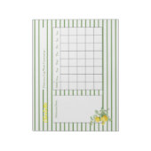 Personalisierte Patiententagebuchblätter Notizblock (Rotiert)