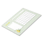 Personalisierte Patiententagebuchblätter Notizblock (angewinkelt)