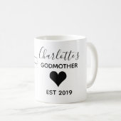 Personalisierte Patin-Tasse Kaffeetasse (VorderseiteRechts)