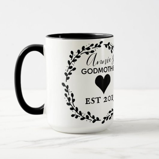 Personalisierte Patin-Tasse Tasse (Links)