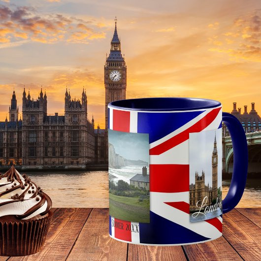 Personalisierte Patriot UK Flag Foto Tasse
