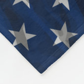 Personalisierte Patriotic USA Flag Fleecedecke (Ecke)