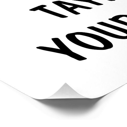 Personalisierte patriotische amerikanische Flagge Poster (Ecke)