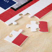 Personalisierte Patriotische Amerikanische Flagge Puzzle (Seite)