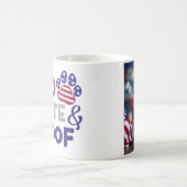Personalisierte patriotische Dackel Tasse (Mittel)
