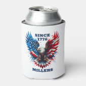 Personalisierte Patriotische Farben Amerika kühne  Dosenkühler (Kanne Vorderseite)