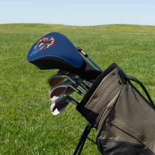 Personalisierte patriotische Farben Amerika Starke Golf Headcover