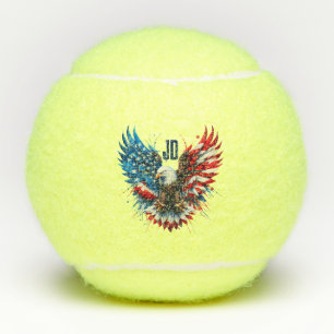 Personalisierte patriotische Farben Amerika Starke Tennisbälle