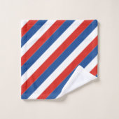 Personalisierte Patriotische Flagge Badhandtuch Set (Waschlappen)