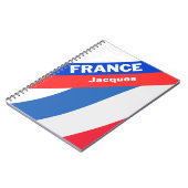 Personalisierte Patriotische Flagge Notizblock (Linke Seite)