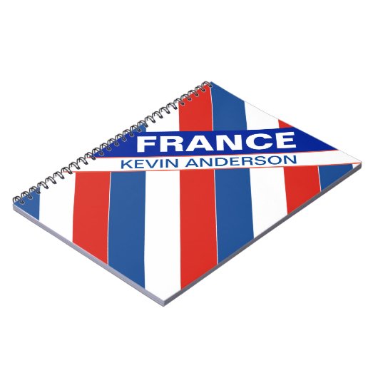 Personalisierte Patriotische Flagge Notizblock (Linke Seite)