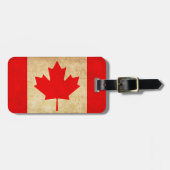 Personalisierte Patriotische Nationalflagge KANADA Gepäckanhänger (Vorderseite horizontal)