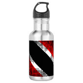 Personalisierte Patternflagge "Trinidad und Tobago Edelstahlflasche (Vorderseite)