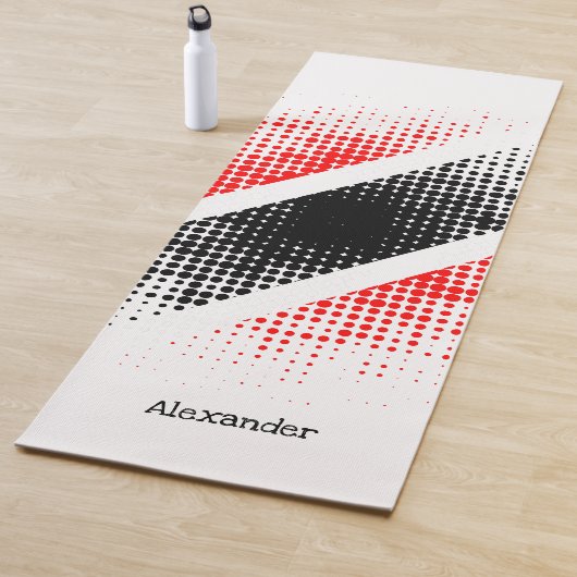 Personalisierte Patternflagge "Trinidad und Tobago Yogamatte (Beispiel)