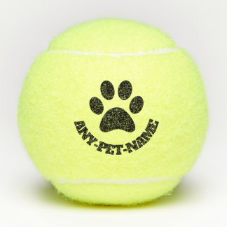 Personalisierte Paw Print Dog Ball