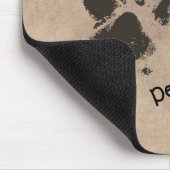 Personalisierte Paw-Prints für Ihr Haustier Mousepad (Ecke)