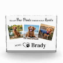 Personalisierte Paw-Prints in unserem Hearts Hund-