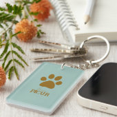 Personalisierte Paw Schlüsselanhänger (Vorderseite rechts)