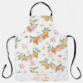 Personalisierte Peach & Apricot Pharmacy Schürze (Vorderseite)