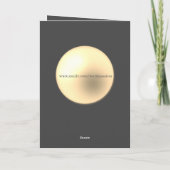 Personalisierte Pearl-Jubiläumsgrüße Karte (Rückseite)