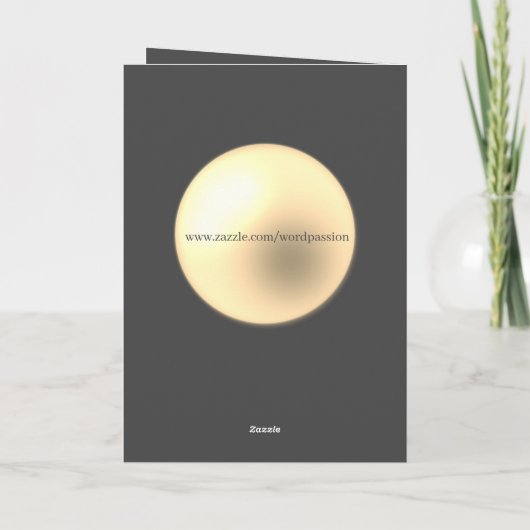 Personalisierte Pearl-Jubiläumsgrüße Karte (Rückseite)