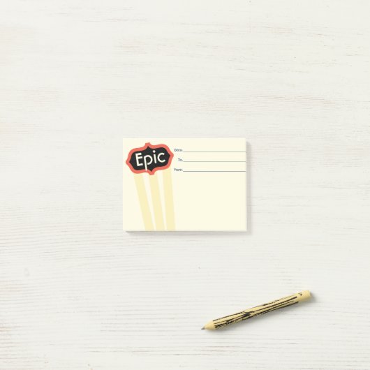 Personalisierte Peer-Erkennung Post-it Klebezettel (Auf Schreibtisch)