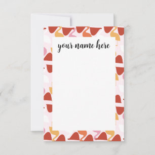 Personalisierte Pelikane Dankeskarte