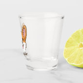 Personalisierte Pembroke Welsh Corgi Welpen Hundes Schnapsglas (Rechts)