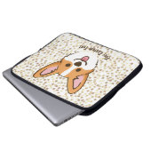 Personalisierte Pembroke Welsh Corgi Welppy Dog St Laptopschutzhülle (Vorne Knopf)