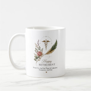 Personalisierte Pensionierung eines Arztes Jahre d Kaffeetasse