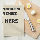 Personalisierte Pensionierung nicht mehr mein Prob Geschirrtuch (Viertel Falte)