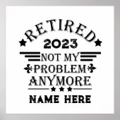 Personalisierte Pensionierung nicht mehr mein Prob Poster (Vorne)