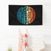 Personalisierte Pensionierung offiziell Vintag Banner (Insitu)