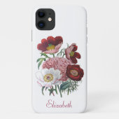 Personalisierte Peonies Case-Mate iPhone Hülle (Rückseite)