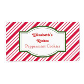 Personalisierte Peppermint-Labels (Vorne)