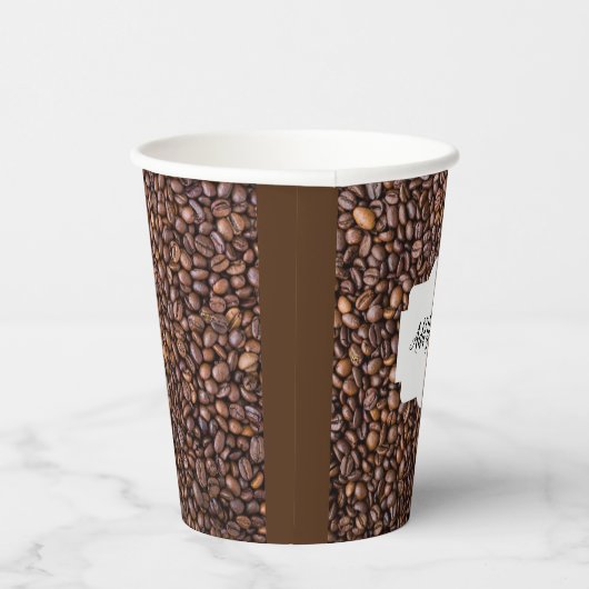 personalisierte, perfekte Kaffeebohnen vermischen Pappbecher (Rechts)