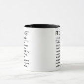 Personalisierte Perfusionist-Definition Tasse (Zentrum)