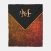 Personalisierte personalisierte fleecedecke (Vorderseite)